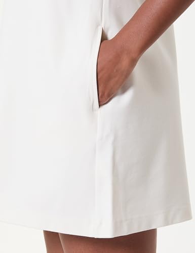 Robe T-Shirt Calvin Klein en maille Punto Milano noble et courte