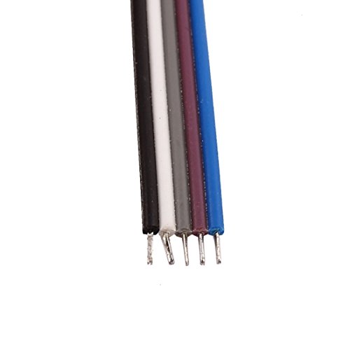 Aexit Jumper Wire 10 pcs 2.54mm 5P 40cm miniatura 2