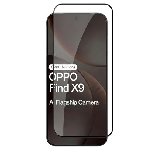 Image of Tempered Glass Screen Protector Compatible For OPPO FIND X9 5G with Easy Self Installation Kit