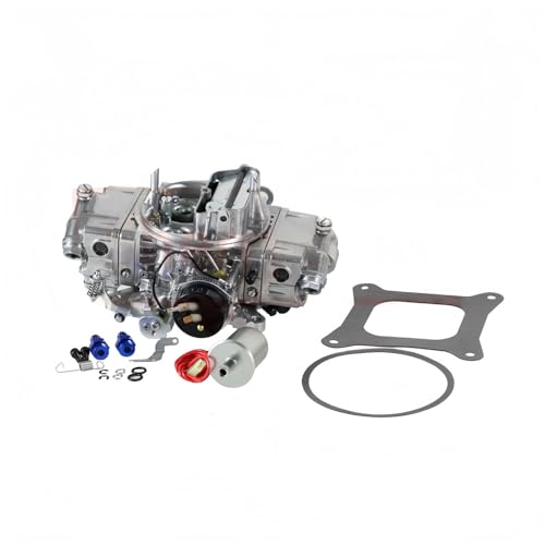 Carburador Brawler BR-67255 de 4 cuerpos, 650 CFM, Doble Bomba, con estrangulador electrónico, Compatible con carburadores Holley. 650 CFM