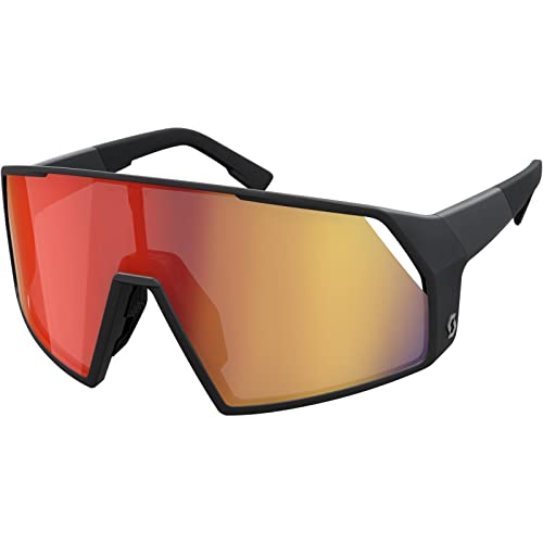 Scott Pro Shield Wechselscheiben Fahrrad Brille schwarz/rot chrome