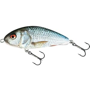 Salmo Fatso Jerkbait – Leurre pour la pêche au brochet, 10 cm, 52 g, coulant