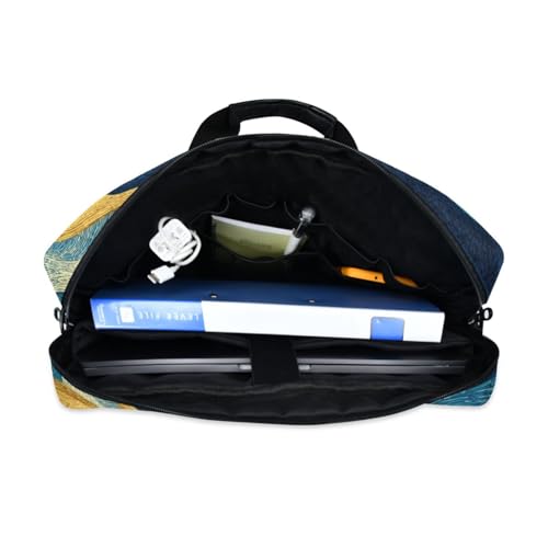 Bolso maletín para laptop con múltiples bolsillos miniatura 7