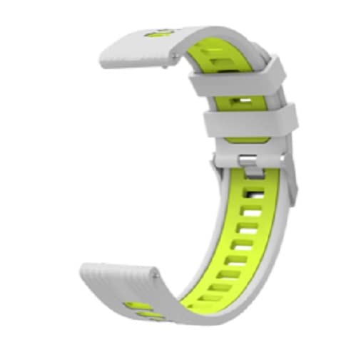 Image of Colorcase Smart Watch Strap Silicon Dual Tone Compatible with Syska Stellar SW280 Smart Watch - Dual Tone Band