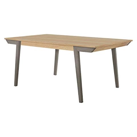 Mesa de comedor Coaster Nogales de madera acacia y gris costero Cover