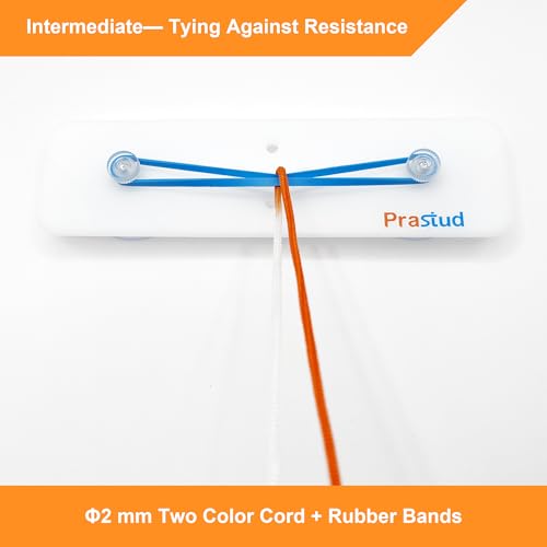Image of Suture Knot-Tying Kit with Online Tutorials, Surgical Suture Practice Board with Cords and Rubber Bands