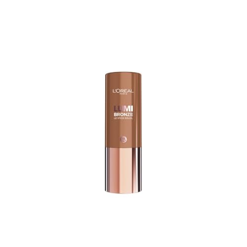 L'Oréal Paris - Le Stick Soleil - Stick Bronzant Contouring - Teint Hâlé Éclatant - Texture Crémeuse Fondante - Fini Poudré - Format Facile à Transporter - Lumi Bronze - Teinte : 110 Toasted Sunlight