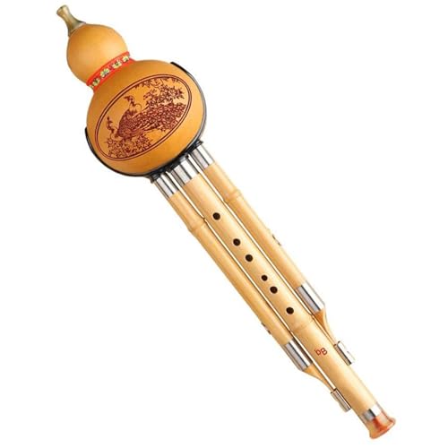 中国のウリ科の楽器 C/Bb キー中国手作り Hulusi 学習楽器収納袋付き(Up Bb)