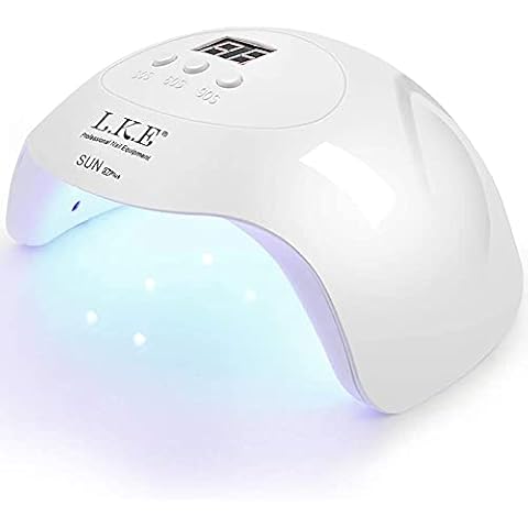 UV Lamps for Gel Nails Nail Dryer Curing Lamp with 3 Timers Auto Sensor USB Plug Carry Convenient UV LED Nail Lamp for Gel Nail Polish White Cover