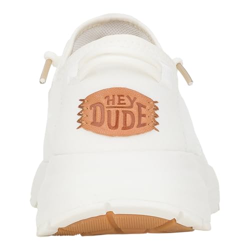 HEYDUDE Women's Sirocco Neutrals, White Size 9 | Lightweight Sneaker by HEYDUDE - Used condition - Image 6