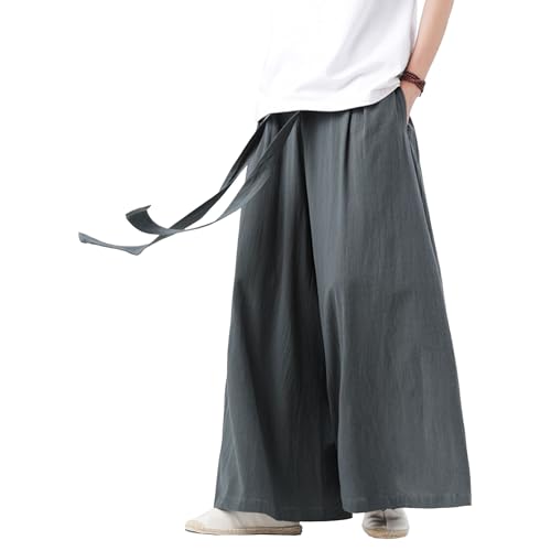 Pantalón holgado casual estilo japonés para hombre, talla Medium miniatura 1