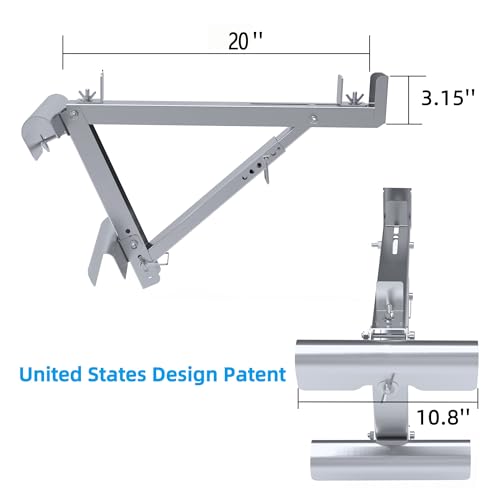 ladder jacks 2 pack for metaltech scaffolding platformtwo-rung short body extension ladder jack for working stage2024 upgrading design amp strengthen stability 1 pair