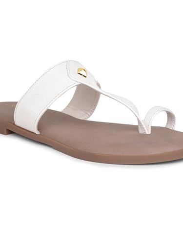 Image of Bata Women's Casual Toe Ring Slipper - Beige