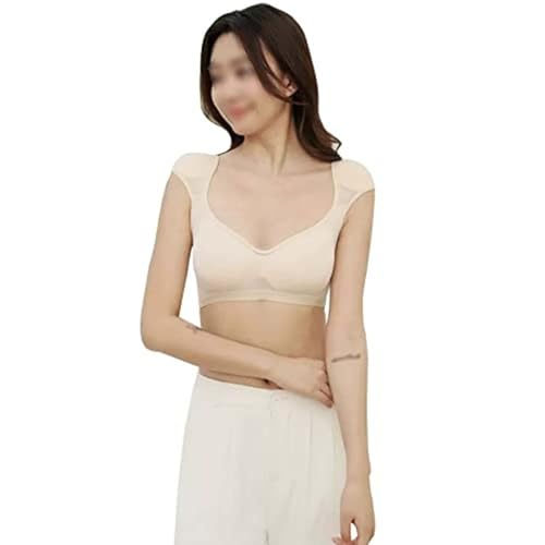 Built in Padded Shoulder T-Shirt Women's Short Sleeve Breathable Clothing Female Bottoming T Shirt Tops Lady Top Tees4