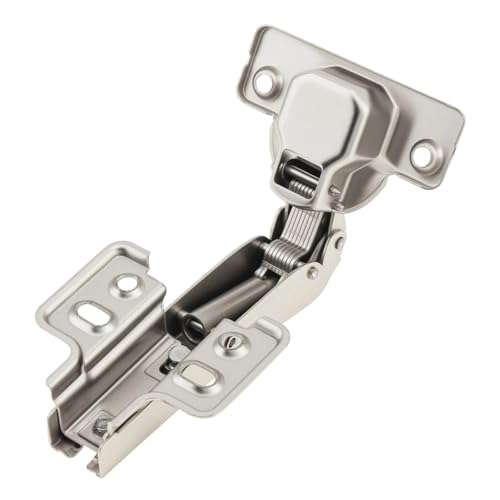 Charnière fermeture douce 45 degrés pour porte d'angle de meuble - 5