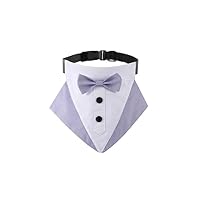 WANDIC Hondensmoking Bandana Halsband, 1 Stuk Verstelbare Formele Hond Bruiloft Smoking Vlinderdas Kraag Halsdoek Met D Ring Voor Grote En Oversized Honden 650262117