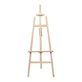 SPITZENQUALITÄT: Unser Staffelei Gestell ist aus Holz von höchster Qualität hergestellt. Es ist stabil und dennoch weich und Schrauben können leicht eingedreht werden. Daher brauchen Sie nur einen einfachen manuellen Schraubenzieher, um diese Atelierstaffelei zusammen zu bauen!