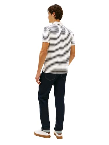 Image of Tommy Hilfiger Mens Short Sleeve Casual Polo Shirts in Regular Fit with Liquid Cotton