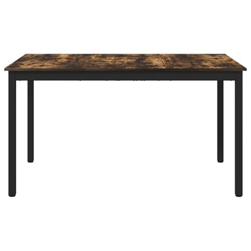 Table à manger bois métal 140x80cm peu encombrante et durable - 6