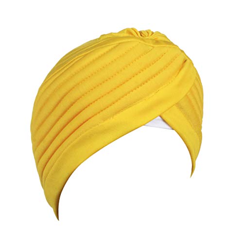 Image of BISMAADH Instant Readymade Turban for Men & Women Head Wrap Lightweight Cap Headwear Sikh Pagri