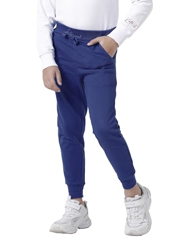 Image of KYDA Kids Unisex Kids Mid Rise 100% Cotton Track Pant - Regular Fit | Pack of 1
