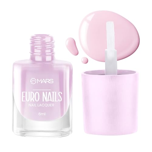 Image of MARS EURO Nail Lacquer | Glossy Gel Finish | Rich Pigmentation | Chip Free | Quick Drying Formula | Long Lasting Nail Polish for Women | (6.0 ml) (Shade-50)