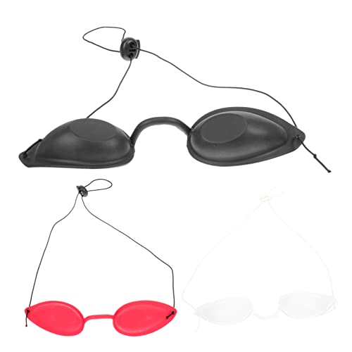 Lunettes occultantes de bronzage TPU bloquant l'abat-jour lumineux 3 pièces