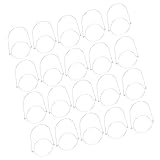 iplusmile 24 Piezas Asas de Alambre para Tarros Mason de Acero Inoxidable Mangos Ergonómicos para Boca Ancha Ganchos Colgantes para Conservas y Decoración Multifuncional