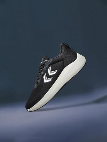 Image of hummel Ultralite Lace Up Sports Shoes for Men with Lightweight TPR Sole Comfortable Breathable and Slip Resitant Ideal for Running Walking Gym Trekking Hiking
