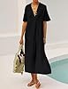 R.Vivimos Womens Summer Cotton Flowy Maxi Dress Sh... #3