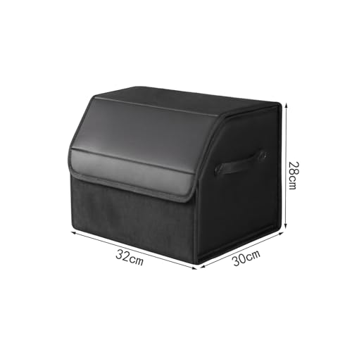 sunshine sky Auto Kofferraum wasserdicht, verschleißfest, faltbare Leder Aufbewahrungsbox, SUV Limousine Aufbewahrungsbox, Camping Organizer, Haushaltsklassifikationsbox (Trompete)