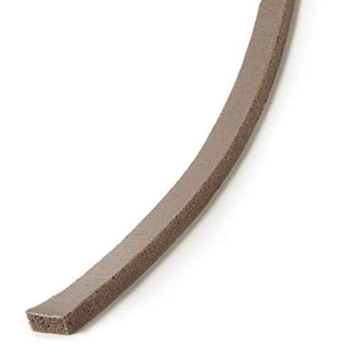 Frost King Vinyl Foam Tape - Closed Cell - Moderate Compression, 3/8" W, 3/16" Thick, 17' L, Brown