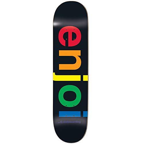 Enjoi Skateboard Deck Spectrum Black 8.25"