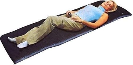 Elexiq Velvet Bed Mattress Body Head, Neck, leg Massager with 9 Motor Vibrator & 9 Soothing Heat,Heated Shiatsu Massager, Relieves Stress or Tension Shoulder and Back Pain