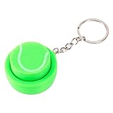 YUGSHNKFC Mehrzweck-Sport-Schlüsselanhänger mit 3D-Drucktechnologie für Stressabbau und den täglichen Gebrauch, Knopf-Tennis