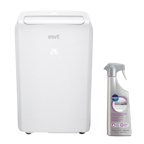 Ewt Climatiseur Mobile Monobloc réversible 2500W 9000 BTU/h pour Surface 31m2