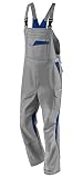 KÜBLER Workwear KÜBLER Image Dress Arbeits-Latzhose Mittelgrau/Kornblumenblau