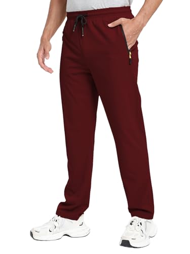 Image of Men's Lightweight Hiking Pants Elastic Waist Water Resistant Quick-Dry Sweatpants for Running Traveling Outdoor Work
