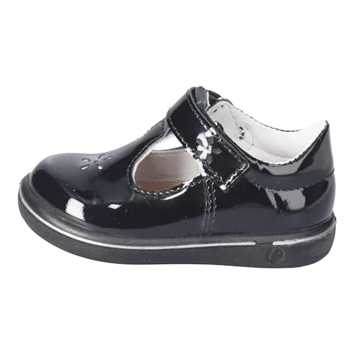 RICOSTA Winona Girl's Ballet Flats with Straps for Learning to Walk, Width: Medium, Loose2