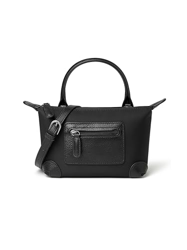 DORIS&JACKY Mini Top Handle Tote Purse For Women Designer Small Lightweight Crossbody Handbag With Adjustable Strap