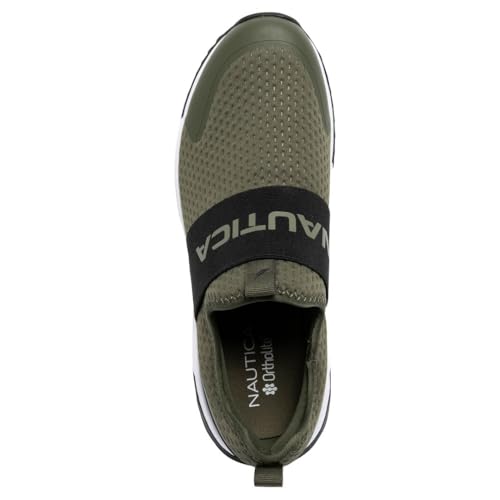 Image of Nautica Men's Slip-On Sneakers - Casual Fashion Shoes for Walking, in Medium & Wide Widths