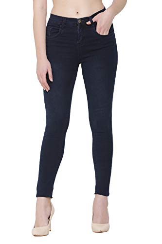 Image of Nifty Women's Denim Stretchable Slim Fit Color Jeans