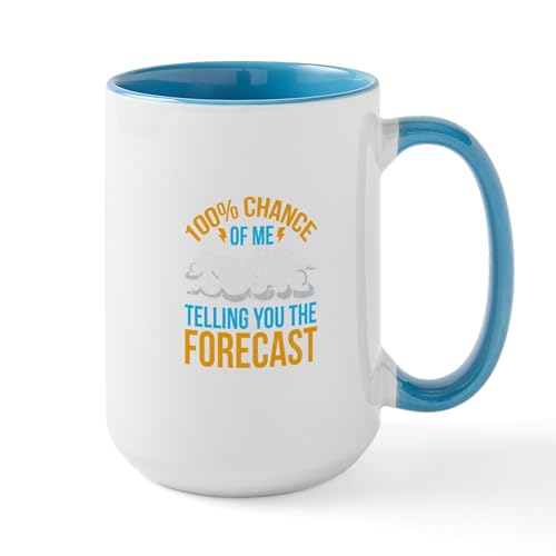 Taza de Cerámica de 15 oz con Diseño Meteorológico miniatura 1