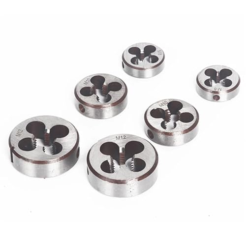 Macho de roscar circular M12 de acero rápido para roscas métricas externas