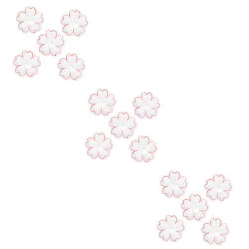 Cabilock 3sets Flower Decorated Chopstick Rest Japanese Style Chopsticks Holder Stand Reusable for Clean Table 5pcs*3