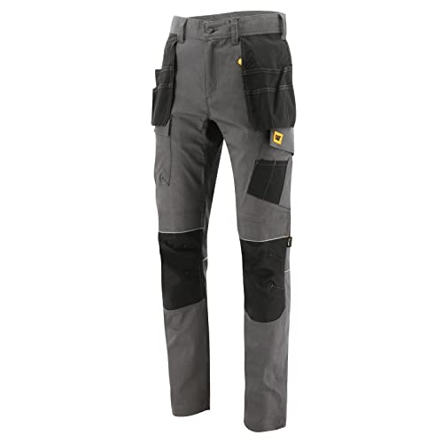 Caterpillar CAT Workwear Herren-Arbeitshose, Stretch, schmal geschnitten,...