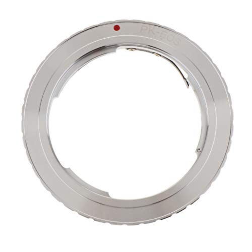 gazechimp Anel Adaptador de Lente para Pentax PK para para Canon EOS EF Mount 550D 7D 1100D Prata