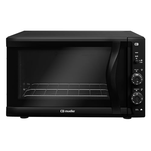 Forno Elétrico de bancada Mueller 50 litros e Vidro Duplo MFB50F 127V Preto