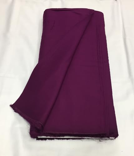 Image of BKRKJ Women's Rayon Cotton Unstitched Fabric by Meter for Sewing Suit Salwar Chudidar Patiyala Kurti Shirt Kameez Blouse Kurta Pyjama (Dark Wine, 1 Meter)