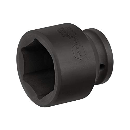 Image of Jetech 3 /4 Inch Drive 1-5 /8 Inch Standard Impact Socket, Made with Chrome Molybdenum Alloy Steel, Heat Treated, 6-Point Design, SAE